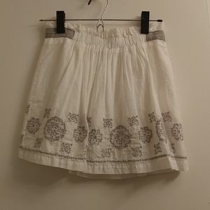 White skirt